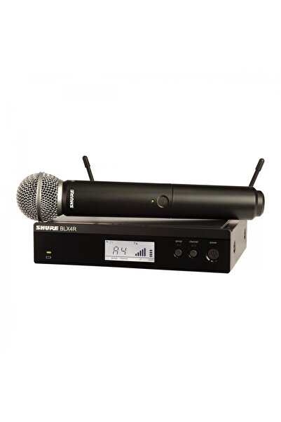 Shure BLX24E/SM58-K3E  Uyumlu Kablosuz El Mikrofonu