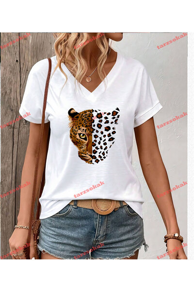 Tarzsokak Hanorac model leopard cu model leopard 2