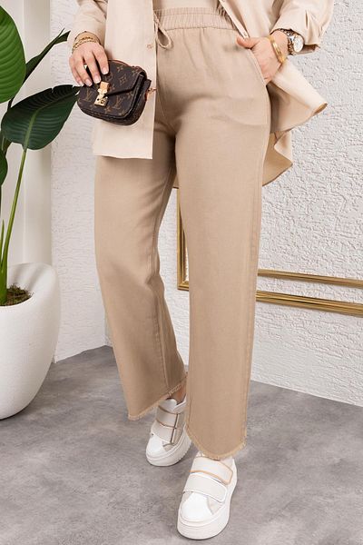 Tesettür Diyarı Women's Gabardine Fabric Pipe Leg Trousers