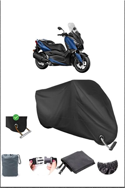 Breen Black Yamaha X-Max250 Durable Lock Compatible Waterproof Motorcycle Tar...