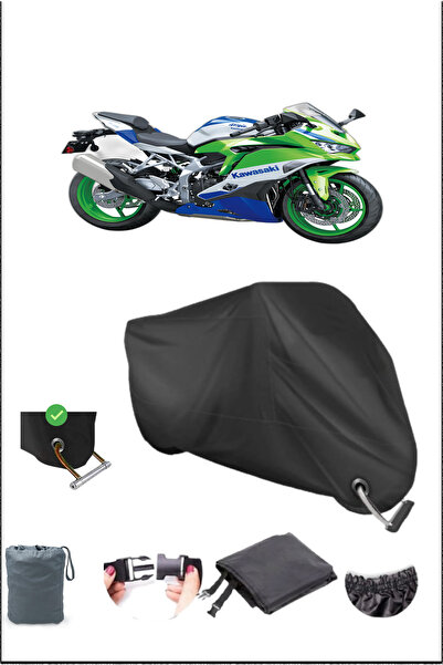 Breen أسود Kawasaki Nınjazx-4rr40.yıl قفل متين متوافق مع القماش المشمع المقاو...
