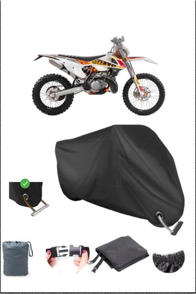 Breen قماش مشمع للدراجات النارية أسود Ktm 250exc-fsıxdays متين متوافق مع القف...