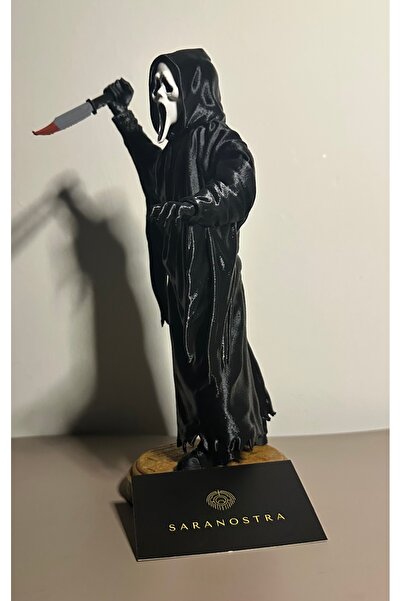 Genel Markalar Scream Ghostface - Çığlık Figür - 21cm - Sağlıklı PETG malzemeden üretilmiş 3D Figür