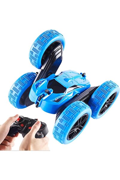 CAN OYUNCAK Mavi - Stunt Racing Akrobat Kumandalı Araba Kaliteli Yeni Model B...