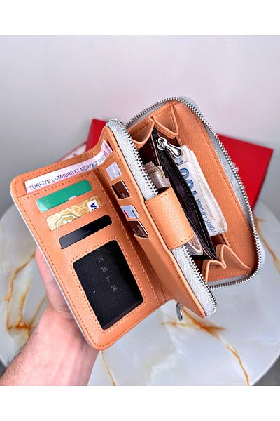 patideri Soft Women's Wallet - Zippered Magnet
