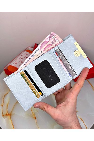 patideri Portofel lung de damă - Suport card cu fermoar