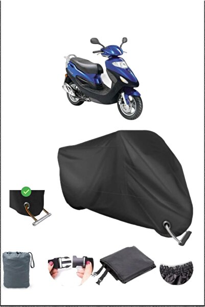 Breen قماش مشمع أسود من Kymco Movıexl150 متين متوافق مع القفل المتين مقاوم لل...