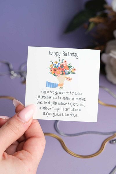 Jack Ferrero Dear Mother - Friend Birthday Bracelet - Paper No Throw Steel Color