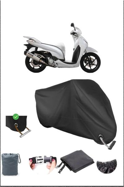 Breen قماش القنب الأسود للدراجات النارية Honda Sh300 ذو القفل المتين المتوافق...