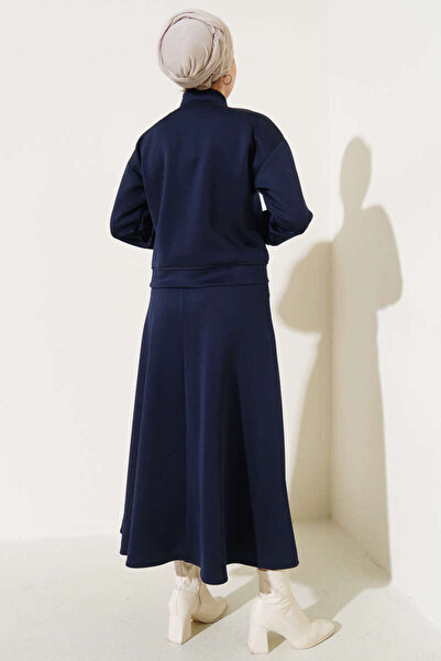 VOLT CLOTHİNG Női fémgombos szoknya búvárruha dupla szett