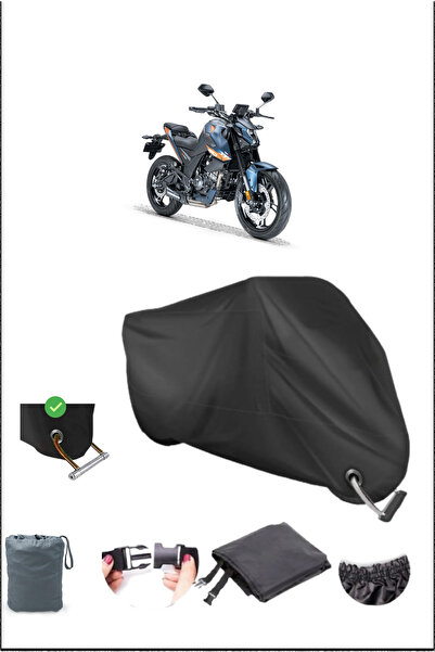 Breen قفل RKS RZ150 متين متوافق مع دراجة نارية مقاومة للماء - أسود