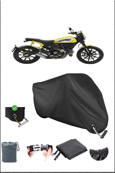 Breen DUCATI SCRAMBLERFLATTRACKPRO قفل متين متوافق مع دراجة نارية مقاومة للما...