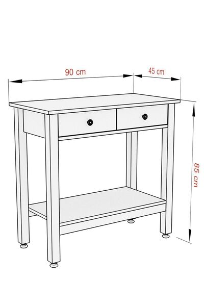 Boyut Mobilya Maxima 2 Çekmeceli Dresuar