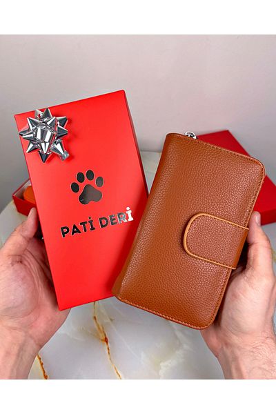 patideri Soft Women's Wallet - Zippered Magnet