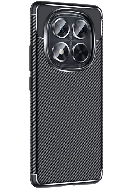 UnDePlus Xiaomi Redmi Note 14 Pro 4g Case Carbon Silicone Case Cover