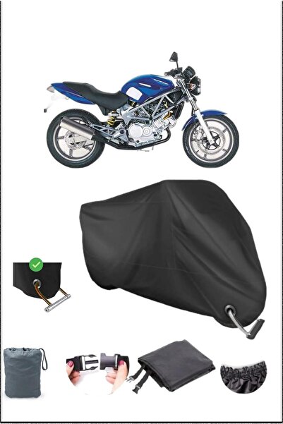 Breen قماش القنب الأسود للدراجات النارية Honda Vtr250 المتين المتوافق مع القف...
