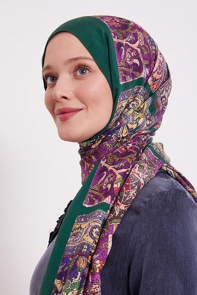 Levidor Σμαραγδένιο μοτίβο μοτίβο Royal Shawl