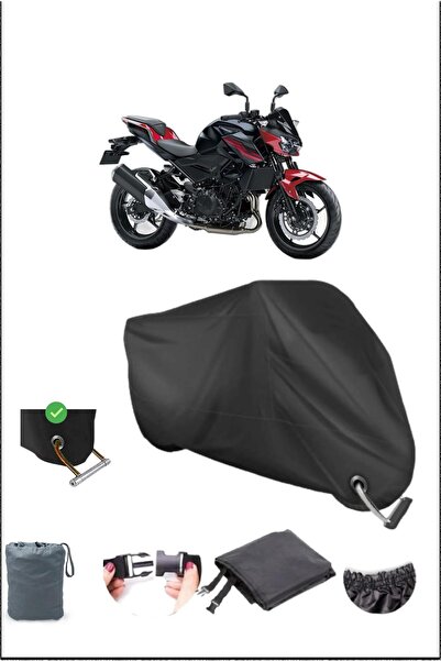 Breen قماش القنب الأسود للدراجات النارية Kawasakı Z400 المتين المتوافق مع الق...