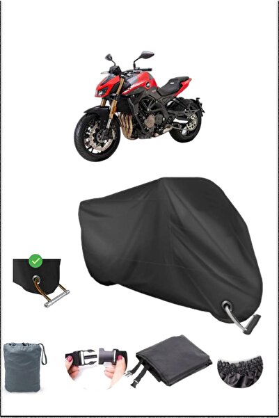 Breen Black Benelli Tntcaferacer Durable Lock Compatible Waterproof Motorcycl...