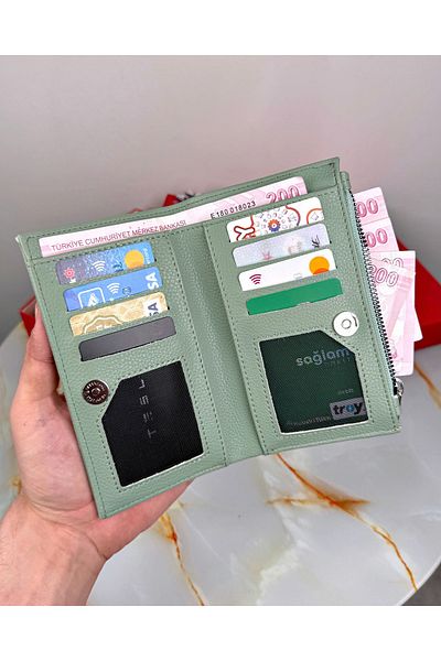 patideri Дамски портфейл от мека кожа