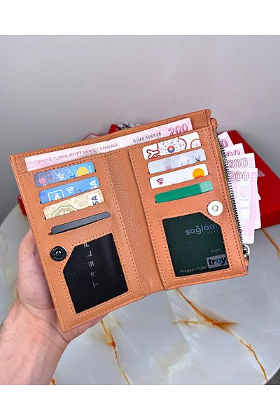 patideri Women's Soft Leather Hand Wallet