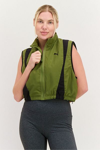 Puma Women Sportswear Fit Training Vest, Olive