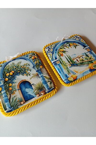 ZeyMin Art Mutfak Temalı 2li Duvar Süsü