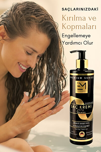EM AMANOS BEAUTY Kadın Saç Kremi - Paris Kokusu - Ekstra Keratin Protein Doğal Yağlar Içerir Kırılma Kopma Karşıtı