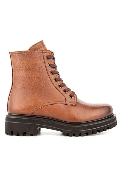 Muya Clyde 6 Point Genuine Leather Lace up Women's Boots ( 321374 ) Taba