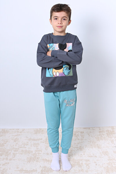 HÇM Boy's Tracksuit Set - Character Printed and Ribbed F4