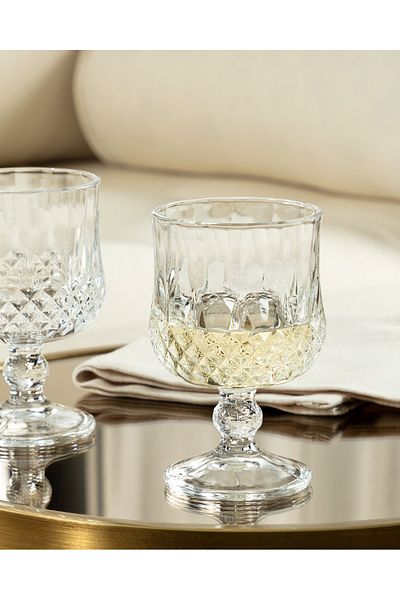 Madame Coco Audrey Set mit 4 kurzen Weingläsern