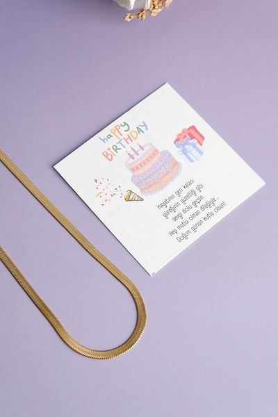 Jack Ferrero Mother - Dear Arkadash - Birthday - Sister - Father - Not Written Paper Steel Color Necklace