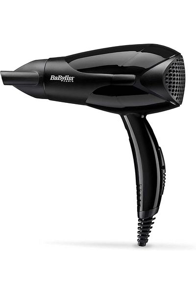 BABYLİSS مجفف الشعر Powerlight 2000w، 2 درجة حرارة و2 سرعة تحكم، إعدادات قابلة للتخصيص، D212SDE، أسود