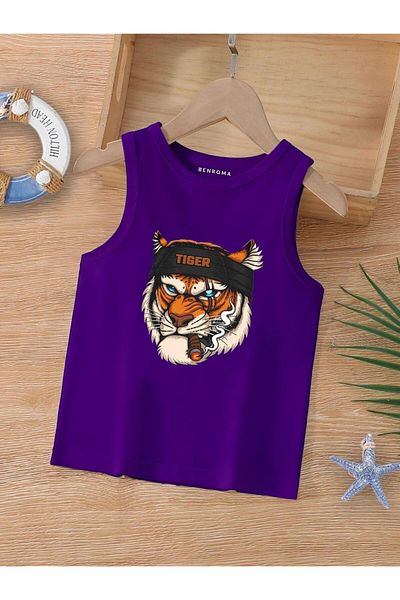 BENROMA 1 tricou este un cadou pentru achiziții de 6 și mai sus în coș - Tricou fără mâneci pentru copii cu imprimeu cu personaje de desene animate