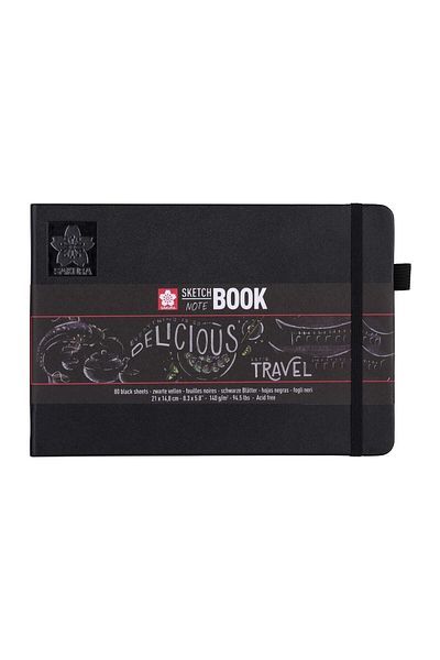 Sakura Sketchbook Black Paper 21 X 15 cm 140 Gr