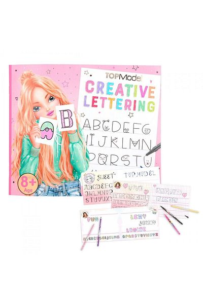 Top Model TOPModel Creative Lettering Colouring Book 410903