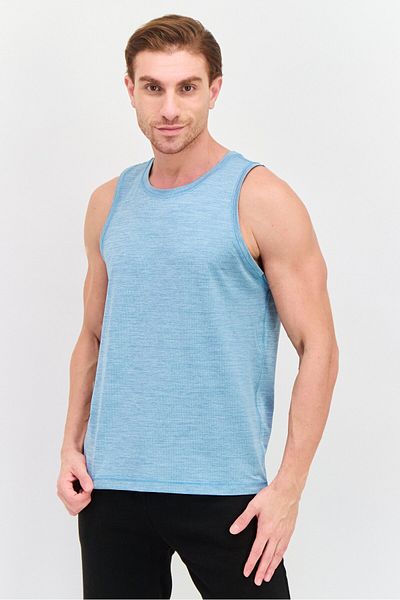 Legend Men Sportswear Fit Sleeveless Training Vest, Marine Blue