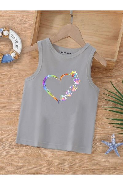 BENROMA 1 tricou este un cadou pentru achiziții de 6 și mai sus în coș - Tricou fără mâneci pentru copii cu imprimeu cu personaje de desene animate