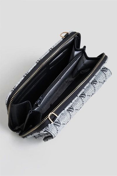 Armine 324 Gray Dotted Women's Shoulder Bag - Crossbody Bag