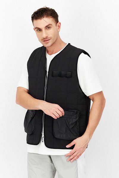 adidas Men Sportswear Fit Sleeveless Training Vest, Black