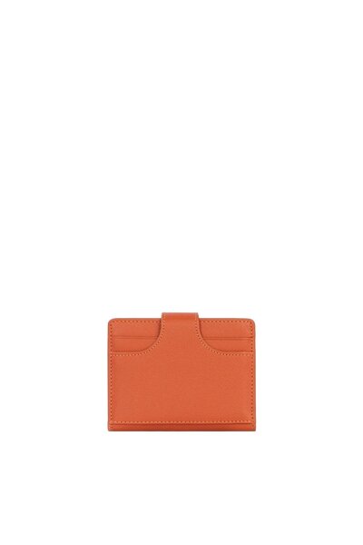 CENGİZ PAKEL Cengiz Pakel Unisex Genuine Leather Small Size Card Holder - 2513 - Tile