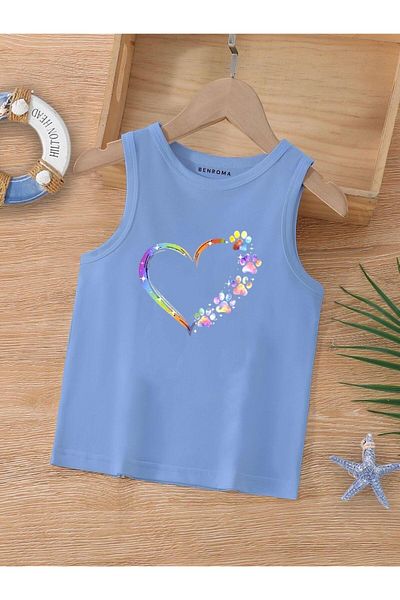 BENROMA 1 tricou este un cadou pentru achiziții de 6 și mai sus în coș - Tricou fără mâneci pentru copii cu imprimeu cu personaje de desene animate