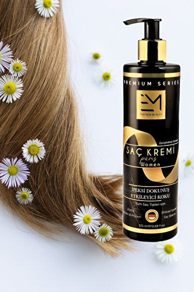 EM AMANOS BEAUTY Kadın Saç Kremi - Paris Kokusu - Ekstra Keratin Protein Doğal Yağlar Içerir Kırılma Kopma Karşıtı