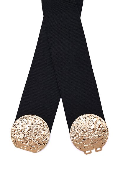 Paçuli Moda Women's Belt with Round Snap Buckle 20135
