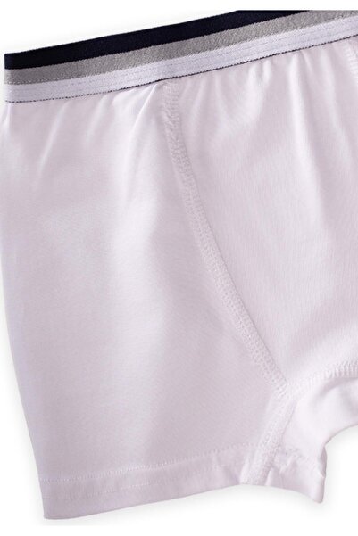 Cigit Τριπλό ανδρικό σετ μπόξερ 2-9 ετών Λευκό