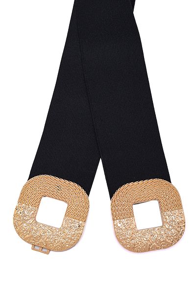 Paçuli Moda Square Imported Women's Belt with Snap Buckle