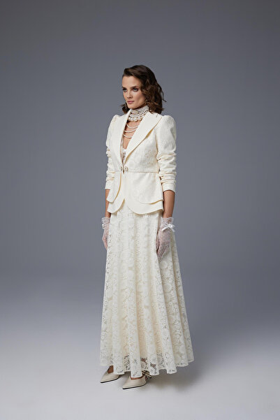 JAMİLATASARİM Jamila Lace Suit with Sarah Skirt