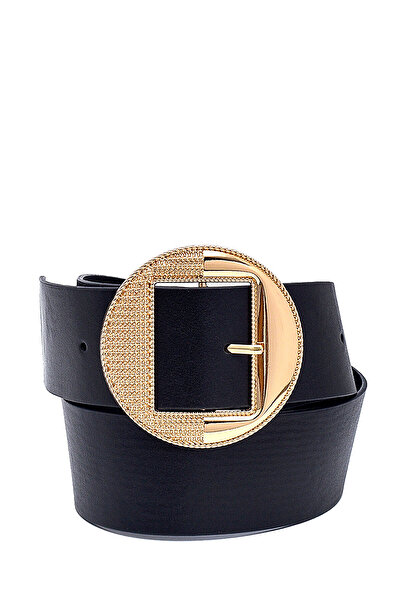 Paçuli Moda Yuvarlak Tokalı Kadın Kemeri, Ceket Kemeri, Elbise Kemeri, Gömlek...