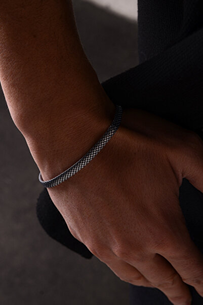 Ricco Jewellery 925 Ayar Gümüş Old Money İtalyan İri Popcorn Bileklik