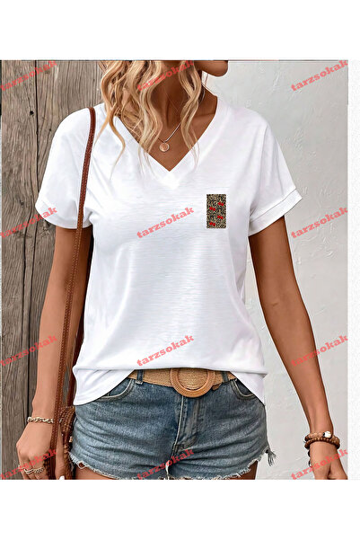 Tarzsokak Cireșe cu imprimeu leopard